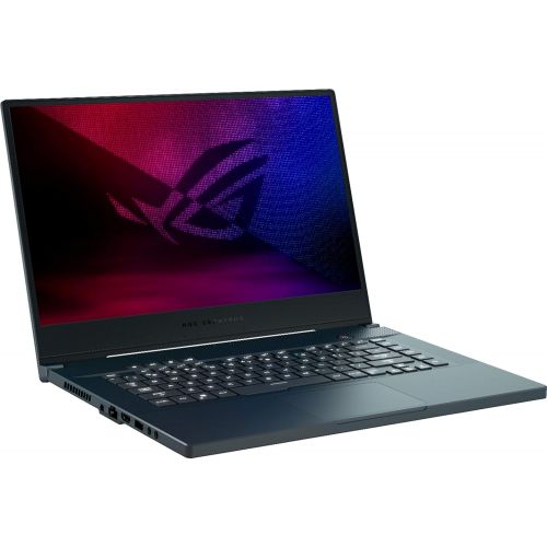 아수스 ASUS ROG Zephyrus M15 15.6 Full HD 144HZ Gaming Laptop, Core i7 10750H, RGB Backlit Keyboard, Bluetooth, HDMI Output, NVIDIA GeForce GTX 1660 Ti Graphics, Windows 10, Gray (16GB RA