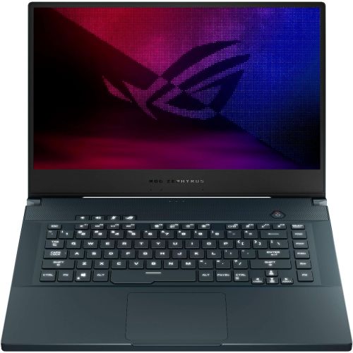 아수스 ASUS ROG Zephyrus M15 15.6 Full HD 144HZ Gaming Laptop, Core i7 10750H, RGB Backlit Keyboard, Bluetooth, HDMI Output, NVIDIA GeForce GTX 1660 Ti Graphics, Windows 10, Gray (16GB RA