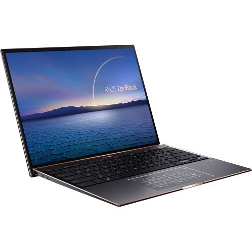 아수스 ASUS ZenBook S Ultra Slim Laptop, 13.9” 3300x2200 3:2 500nits Touch, Intel Evo Core i7 1165G7, 16GB RAM, 1TB SSD, Thunderbolt 4, TPM, Windows 10 Pro, AI Noise Cancellation, Jade Bl