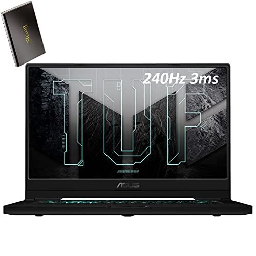 아수스 2021 ASUS TUF Dash F15 RTX 3070 8GB 15.6 240Hz FHD Gaming Laptop Computer, Intel Quad Core i7 11370H, 16GB DDR4 RAM, 2TB PCIe SSD, WiFi 6, BT 5.2, Thunderbolt 4, Windows 10, BROAGE