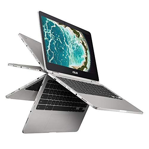 아수스 ASUS Chromebook Flip C302 2 In 1 Laptop 12.5” Full HD 4 Way NanoEdge Touchscreen, Intel Core M7 Processor, 8GB RAM, 64GB Flash Storage, USB Type C, All Metal Body, Chrome OS C302