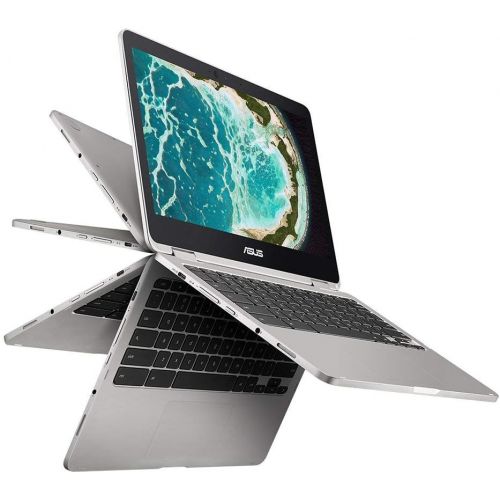 아수스 ASUS Chromebook Flip C302 2 In 1 Laptop 12.5” Full HD 4 Way NanoEdge Touchscreen, Intel Core M7 Processor, 8GB RAM, 64GB Flash Storage, USB Type C, All Metal Body, Chrome OS C302