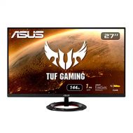 ASUS TUF Gaming 27” 1080P Monitor (VG279Q1R) Full HD, IPS, 144Hz, 1ms, Extreme Low Motion Blur, Speaker, FreeSync Premium, Shadow Boost, VESA Mountable, DisplayPort, HDMI, Tilt A