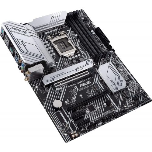 아수스 ASUS Prime Z590 P WiFi LGA 1200 (Intel 11th/10th Gen) ATX Motherboard (PCIe 4.0, 10+1 Power Stages 3X M.2 WiFi 6, 2.5Gb LAN, Front Panel USB 3.2 Gen 2 USB Type C, Thunderbolt 4 Sup