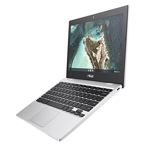 아수스 ASUS Chromebook CX1, 11.6 HD NanoEdge Display, Intel Celeron N3350 Processor, 32GB eMMC,? 4GB RAM, Spill resistant Keyboard, Chrome OS, Transparent Silver, CX1100CNA AS42