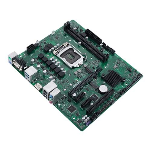 아수스 ASUS Pro H510M CT/CSM LGA1200 (Intel 10th&11th Gen) mATX Commercial Motherboard (PCIe 4.0, 1 LAN, Front Panel USB 3.2, Intel vPro, DP,TPM IC onboard, COM debug Header, self Recover