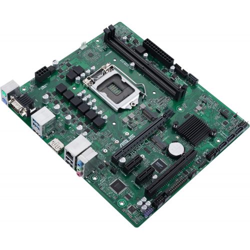 아수스 ASUS Pro H510M CT/CSM LGA1200 (Intel 10th&11th Gen) mATX Commercial Motherboard (PCIe 4.0, 1 LAN, Front Panel USB 3.2, Intel vPro, DP,TPM IC onboard, COM debug Header, self Recover