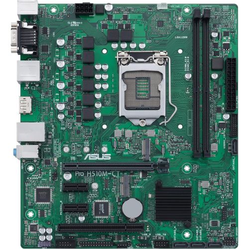 아수스 ASUS Pro H510M CT/CSM LGA1200 (Intel 10th&11th Gen) mATX Commercial Motherboard (PCIe 4.0, 1 LAN, Front Panel USB 3.2, Intel vPro, DP,TPM IC onboard, COM debug Header, self Recover