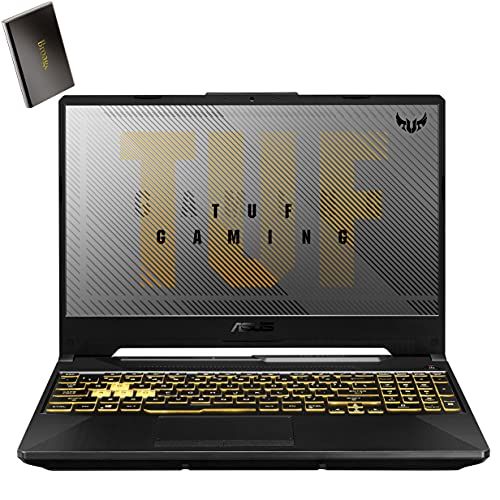 아수스 ASUS TUF A15 GTX 1660 Ti 6GB 15.6 144Hz FHD Gaming Laptop Computer, 8 Core AMD Ryzen 7 4800H, 16GB DDR4 RAM, 512GB PCIe SSD + 1TB HDD, AC WiFi, RGB Backlit KB, Windows 10, BROAGE 3