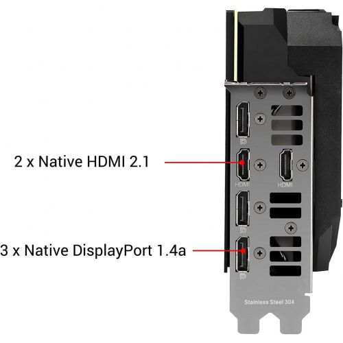 아수스 2021 Newst ASUS ROG Strix NVIDIA GeForce RTX 3070 Gaming Graphics Card (PCIe 4.0, 8GB GDDR6, HDMI 2.1, DisplayPort 1.4a, Axial Tech Fan Design, 2.9 Slot, Super Alloy Power II, GPU
