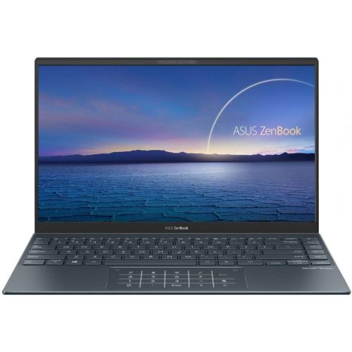 아수스 Newest Asus Zenbook 14 IPS FHD NanoEdge Bezel Display Ultra Slim Laptop, 4th Gen AMD Ryzen 7 4700U 8 Core, 16GB RAM, 1TB PCIe SSD, Backlit Keyboard, NumberPad, Windows 10 Pro, Pine