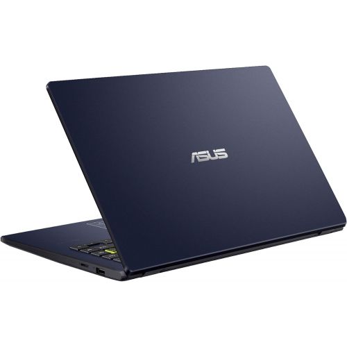 아수스 2021 Newest ASUS E410 14 Thin and Light Laptop Computer, Intel Celeron N4020 (up to 2.8GHz), 4GB RAM, 128GB Space(64GB eMMC+64GB MSD), WiFi, Bluetooth, HDMI, Webcam, Black, Windows