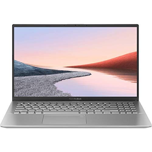 아수스 ASUS VivoBook Ultrabook Laptop (2021 Latest Model), 15.6 FHD Display, Intel Core i3 1005G1 Processor, 20GB RAM, 256GB SSD, Backlit Keyboard, Fingerprint Reader, Webcam, HDMI, Bluet