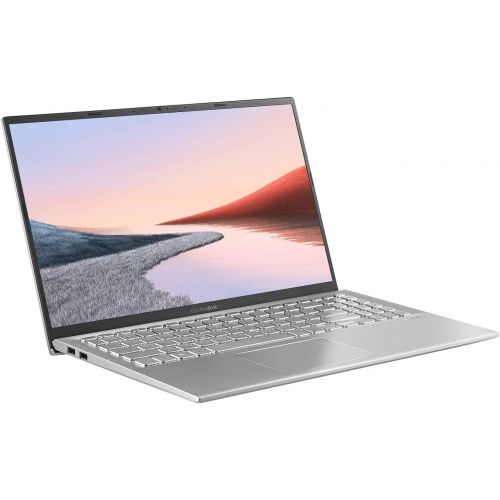 아수스 ASUS VivoBook Ultrabook Laptop (2021 Latest Model), 15.6 FHD Display, Intel Core i3 1005G1 Processor, 20GB RAM, 256GB SSD, Backlit Keyboard, Fingerprint Reader, Webcam, HDMI, Bluet