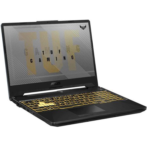 아수스 Asus 2021 Flagship Tuf A15 Gaming Laptop 15.6 FHD 144Hz AMD Octa Core Ryzen 7 4800H (Beats i7 9750H) 16GB DDR4 512GB SSD 1TB HDD GTX 1660 Ti 6GB RGB Backlit Keyboard DTS Win 10 + H
