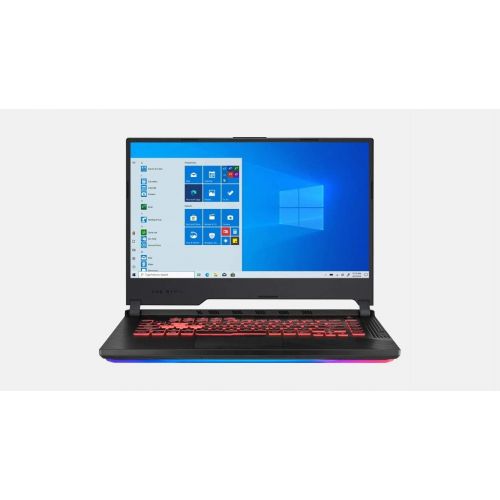 아수스 ASUS ROG Strix G 15.6 FHD LED Gaming Laptop Notebook, Intel 6 Core i7 9750H, 16GB DDR4 Memory, 512GB SSD, GeForce GTX 1650 Graphics, RGB Backlit Keyboard, HDMI, Windows 10, Black +