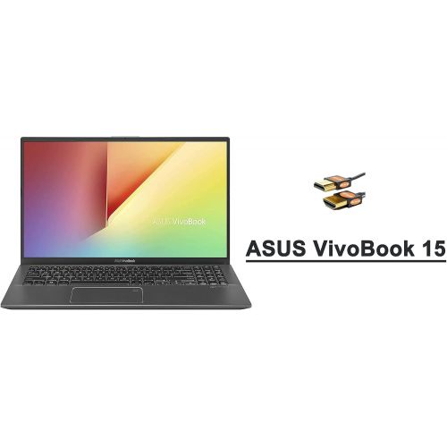 아수스 ASUS Flagship VivoBook 15 Thin and Light Laptop 15.6 FHD Touchscreen 10th Gen Intel Quad Core i5 1035G1 ( i7 8550U) 8GB RAM 256GB SSD Fingerprint USB C Webcam Win 10