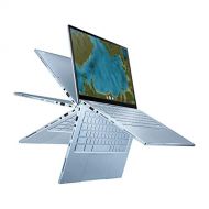 ASUS Chromebook Flip C433 2 in 1 Laptop, 14 Touchscreen FHD NanoEdge Display, Intel Core m3 8100Y Processor, 8GB RAM, 64GB eMMC Storage, Backlit Keyboard, Silver, Chrome OS, C433TA