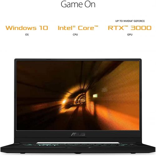 아수스 ASUS TUF Dash 15 Ultra Slim Gaming Laptop, 15.6 144Hz IPS FHD, GeForce RTX 3050Ti, Intel Core i7 11370H, 16GB DDR4 RAM, 1TB PCIe NVMe SSD, Wi Fi 6, Backlit Keyboard, Win 10, Eclips