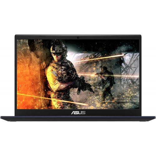 아수스 ASUS VivoBook K571 Laptop, 15.6” 120Hz FHD Display, Intel Core i7 10750H CPU, NVIDIA GeForce GTX 1650 Ti, 16GB DDR4 RAM, 256GB PCIe SSD + 1TB HDD, Windows 10 Home, Star Black, K571