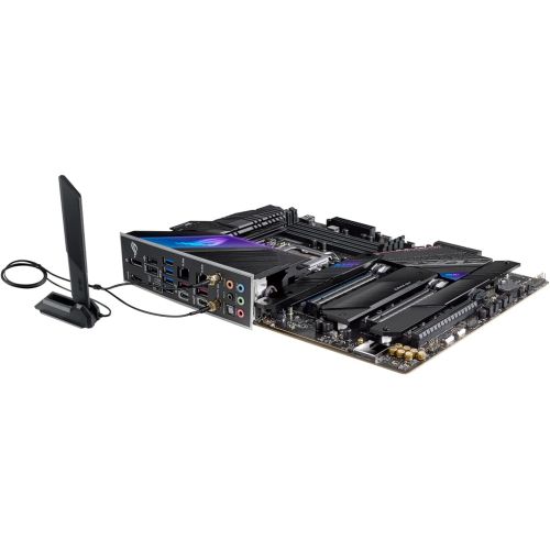 아수스 ASUS ROG Strix Z590 E Gaming WiFi 6E LGA 1200(Intel 11th/10th Gen) ATX Gaming Motherboard (PCIe 4.0, 14+2 Power Stages, DDR4 5333+, Dual Intel 2.5 Gb LAN,Thunderbolt 4, 4xM.2/NVMe SSD