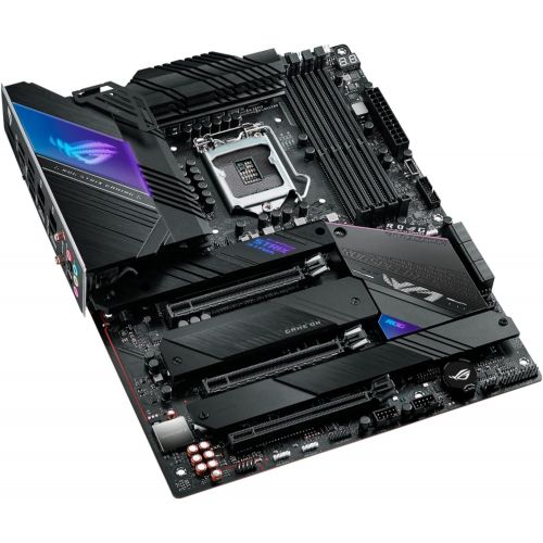 아수스 ASUS ROG Strix Z590 E Gaming WiFi 6E LGA 1200(Intel 11th/10th Gen) ATX Gaming Motherboard (PCIe 4.0, 14+2 Power Stages, DDR4 5333+, Dual Intel 2.5 Gb LAN,Thunderbolt 4, 4xM.2/NVMe SSD