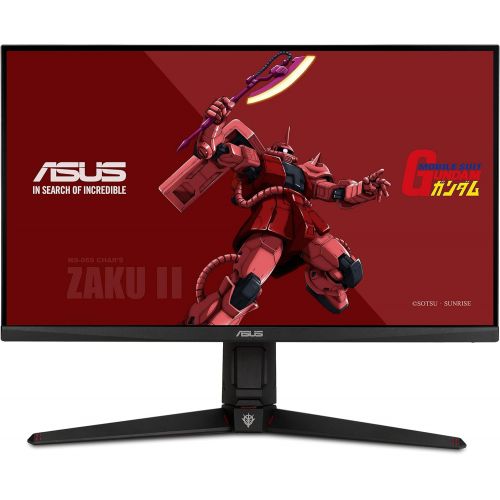 아수스 ASUS TUF Gaming 27” 1440P HDR Monitor (VG27AQGL1A) ZAKU II Edition QHD (2560 x 1440), 170Hz, 1ms, IPS, G SYNC Compatible, Extreme Low Motion Blur Sync, 130% sRGB, Eye Care, Displ