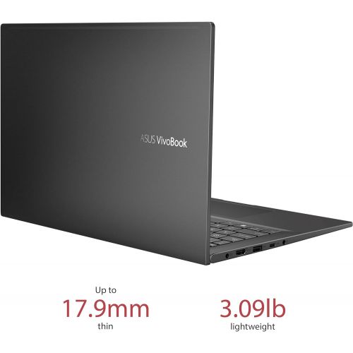 아수스 ASUS VivoBook 14 S413 Thin and Light Laptop, 14” FHD Display, AMD Ryzen 5 5500U Processor, 8GB DDR4 RAM, 512GB PCIe SSD, Fingerprint, Windows 10 Home, Indie Black, S413UA DS51