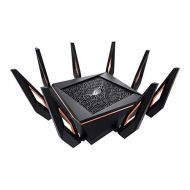 ASUS ROG Rapture WiFi 6 Gaming Router (GT AX11000) Tri Band 10 Gigabit Wireless Router, 1.8GHz Quad Core CPU, WTFast, 2.5G Port, AiMesh Compatible, Included Lifetime Internet Sec