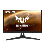ASUS TUF Gaming VG27VH1B 27” Curved Monitor, 1080P Full HD, 165Hz (Supports 144Hz), Extreme Low Motion Blur, Adaptive sync, FreeSync Premium, 1ms, Eye Care, HDMI D Sub, BLACK