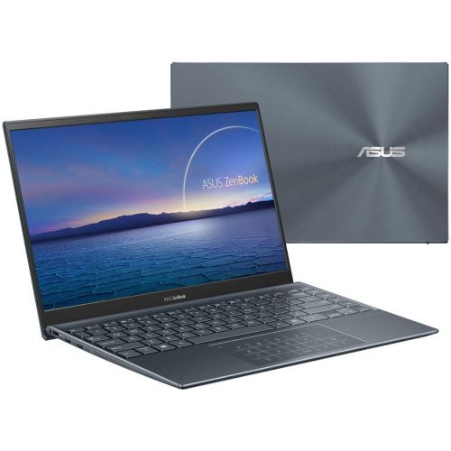 아수스 ASUS ZenBook 14 Ultra Slim Laptop 14” FHD NanoEdge Bezel Display, Intel Core i7 1165G7, NVIDIA MX450, 16GB RAM, 512GB SSD, ScreenPad 2.0, Thunderbolt 4, Windows 10 Pro, Pine Grey,