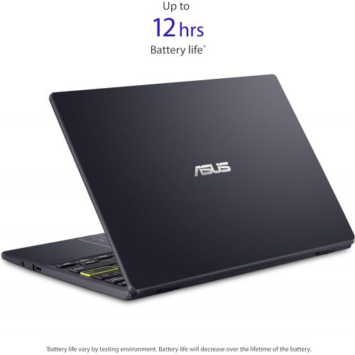 아수스 ASUS Laptop L210 11.6” ultra thin, Intel Celeron N4020 Processor, 4GB RAM, 64GB eMMC storage, Windows 10 Home in S mode with One Year of Office 365 Personal, L210MA DB01