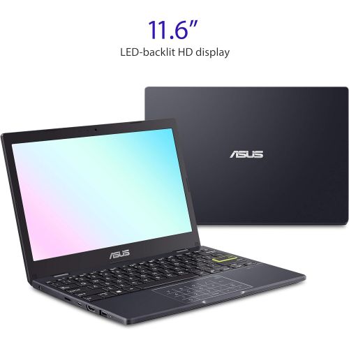 아수스 ASUS Laptop L210 11.6” ultra thin, Intel Celeron N4020 Processor, 4GB RAM, 64GB eMMC storage, Windows 10 Home in S mode with One Year of Office 365 Personal, L210MA DB01