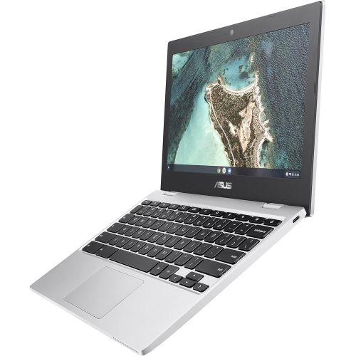 아수스 ASUS Chromebook CX1, 11.6 HD NanoEdge Display, Intel Celeron N3350 Processor, 32GB eMMC,? 4GB RAM, Spill-resistant Keyboard, Chrome OS, Transparent Silver, CX1100CNA-AS42