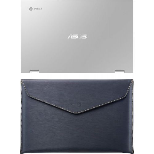 아수스 ASUS Chromebook Flip C436 2-in-1 Laptop, 14 Touchscreen FHD 4-Way NanoEdge, Intel Core i3-10110U, 128GB PCIe SSD, Fingerprint, Backlit KB, Wi-Fi 6, Chrome OS, C436FA-DS388T, Magnes