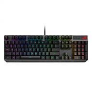 ASUS Mechanical Gaming Keyboard - ROG Strix Scope RX Red Optical Mechanical Switches USB 2.0 Passthrough 2X Wider Ctrl Key for Greater FPS Precision Aura Sync, Armoury Crate RGB Li