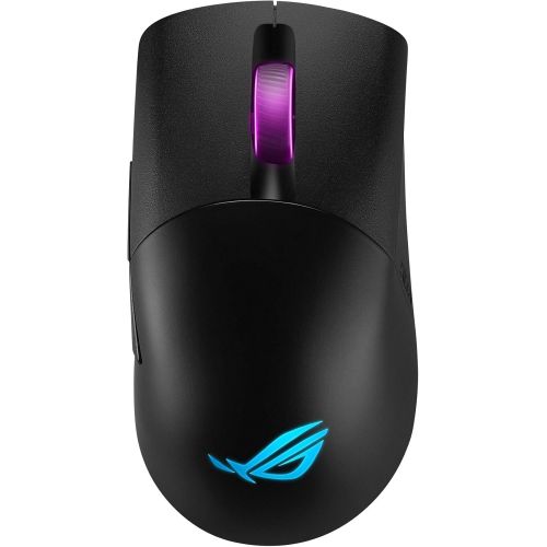 아수스 ASUS ROG Keris Wireless Lightweight Gaming Mouse (ROG 16,000 DPI sensor, push-fit switch sockets, swappable side buttons, ROG Omni Mouse feet, ROG Paracord and Aura Sync RGB lighti