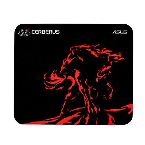 아수스 ASUS Cerberus Mat Mini Gaming Mouse Pad Red with Consistent Surface Texture and Non-Slip Rubber