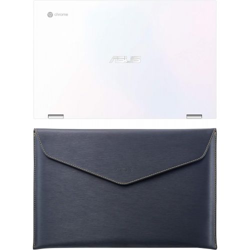 아수스 ASUS Chromebook Flip C436 2-in-1 Laptop, 14 Touchscreen FHD 4-Way NanoEdge, Intel Core i5-10210U, 512GB PCIe SSD, Fingerprint, Backlit KB, Wi-Fi 6, Chrome OS, C436FA-DS599T-W, Magn