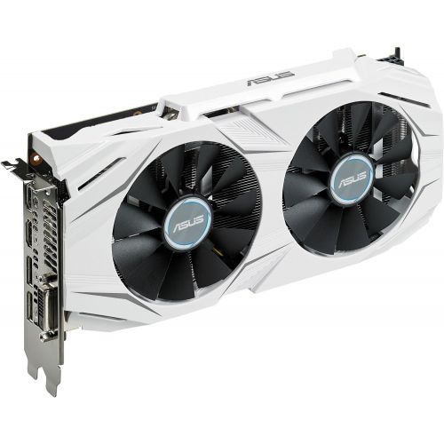 아수스 ASUS GeForce GTX 1060 6GB Dual-Fan OC Edition VR Ready Dual HDMI DP 1.4 Gaming Graphics Card (DUAL-GTX1060-O6G)