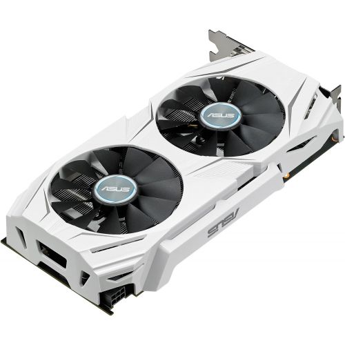 아수스 ASUS GeForce GTX 1060 6GB Dual-Fan OC Edition VR Ready Dual HDMI DP 1.4 Gaming Graphics Card (DUAL-GTX1060-O6G)