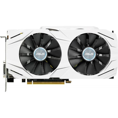 아수스 ASUS GeForce GTX 1060 6GB Dual-Fan OC Edition VR Ready Dual HDMI DP 1.4 Gaming Graphics Card (DUAL-GTX1060-O6G)