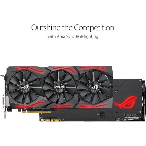 아수스 ASUS ROG STRIX GeForce GTX 1080 TI 11GB VR Ready 5K HD Gaming Graphics Card (ROG-STRIX-GTX1080TI-11G-GAMING)