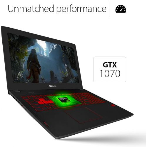 아수스 Asus ROG GL502VS-DB71 15.6 Full­Hd Gaming Laptop, Intel Core I7­6700Hq, NVIDIA GTX 1070, 256GB PCIe SSD+1TB HDD, Windows 10, Black