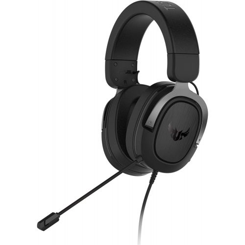아수스 ASUS TUF H3 Gaming Headset H3  Discord, TeamSpeak Certified |7.1 Surround Sound | Gaming Headphones with Boom Microphone for PC, Playstation 4, Nintendo Switch, Xbox One, Mobile D