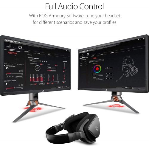 아수스 ASUS ROG DELTA CORE Gaming Headset for PC, Mac, PlayStation 4, Xbox One and Nintendo Switch with Hi-Res Audio, and Exclusive Airtight-Chamber Design