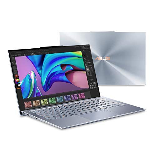 아수스 ASUS ZenBook S13 Ultra Thin & Light Laptop 13.9” FHD, Intel Core i7-8565U CPU, GeForce MX150, 8GB RAM, 512GB PCIe SSD, Windows 10 Pro, Silver Blue, UX392FN-XS71