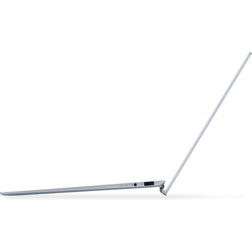 아수스 ASUS ZenBook S13 Ultra Thin & Light Laptop 13.9” FHD, Intel Core i7-8565U CPU, GeForce MX150, 8GB RAM, 512GB PCIe SSD, Windows 10 Pro, Silver Blue, UX392FN-XS71
