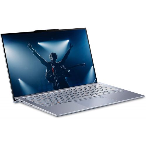 아수스 ASUS ZenBook S13 Ultra Thin & Light Laptop 13.9” FHD, Intel Core i7-8565U CPU, GeForce MX150, 8GB RAM, 512GB PCIe SSD, Windows 10 Pro, Silver Blue, UX392FN-XS71