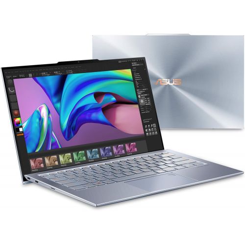 아수스 ASUS ZenBook S13 Ultra Thin & Light Laptop 13.9” FHD, Intel Core i7-8565U CPU, GeForce MX150, 8GB RAM, 512GB PCIe SSD, Windows 10 Pro, Silver Blue, UX392FN-XS71